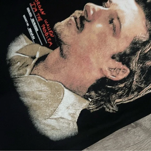 Black Portrait Streetwear Graphic Tee grunge gothic size small - Picture 4 of 6